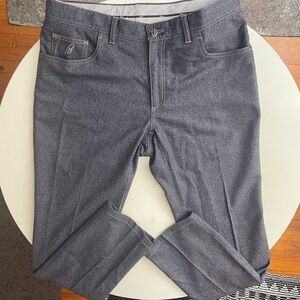 Brioni Men’s Livigno Wool Trouser Pant Gray 36x31